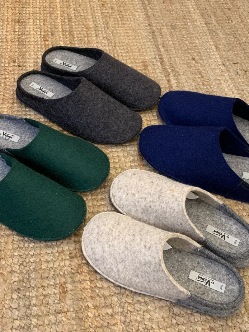 Chaussons en feutrine