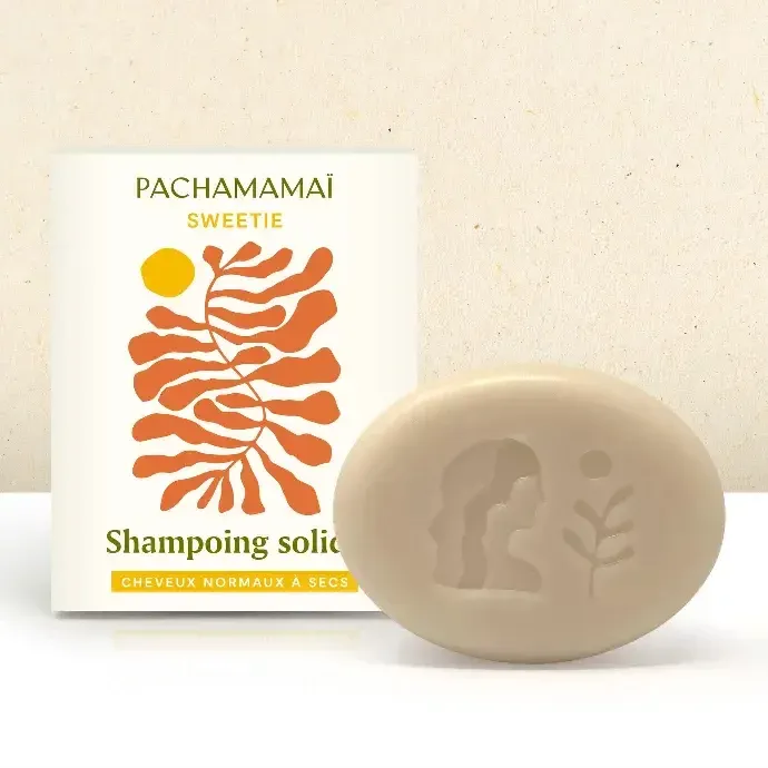 Shampoing solide cheveux normaux à secs