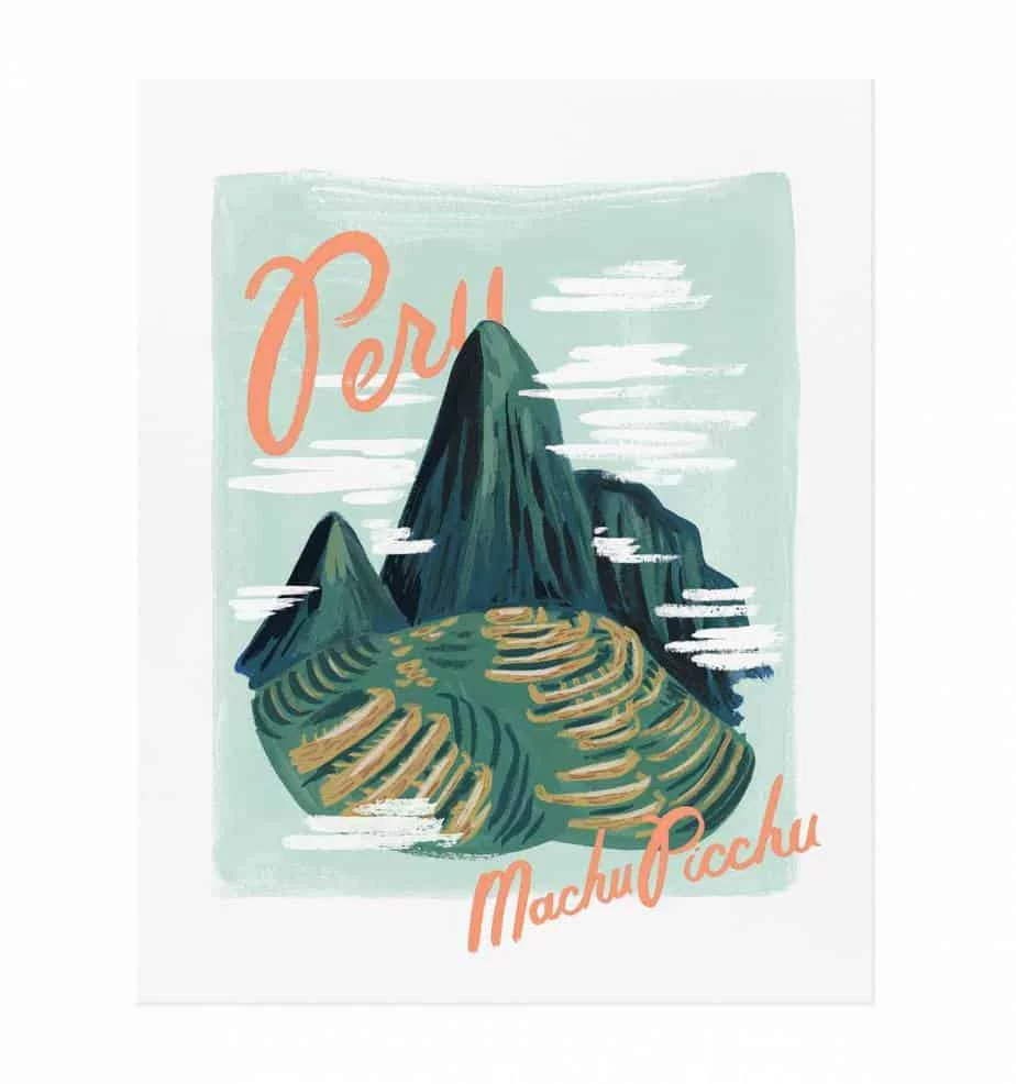 Affiche Rifle Paper Pérou