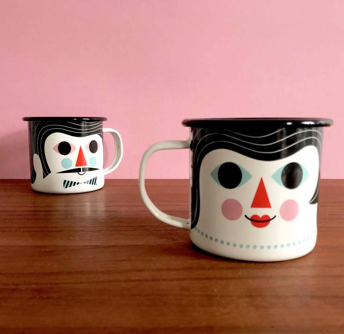 Tasse émaillée Couple Ingela Arrhenius / Omm Design – Image 2