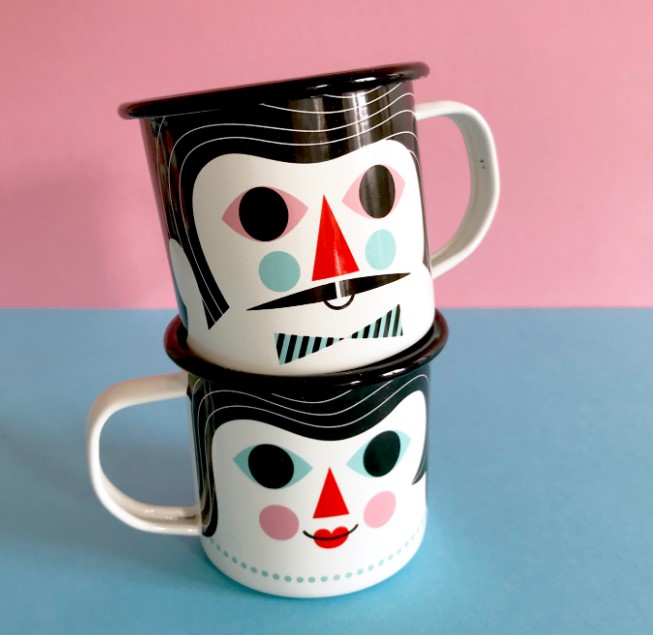 Tasse émaillée Couple Ingela Arrhenius / Omm Design – Image 4